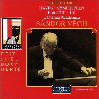 Sandor Vegh 하이든: 교향곡 101번, 102번 (Haydn: Symphonies Hob.I/101 & 102) 산도르 베그, 카메라타 아카데미카