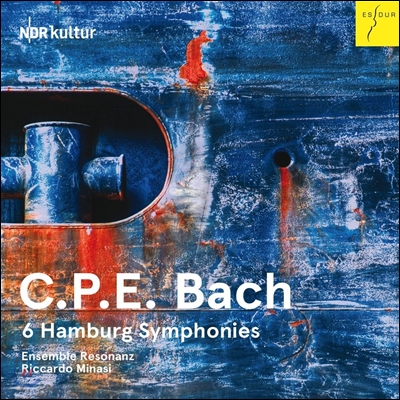 Riccardo Minasi 칼 필립 에마누엘 바흐: 6개의 함부르크 교향곡 (C.P.E. Bach: 6 Hamburg Symphonies Wq.182 Nos.1-6) 리카르도 미나시, 앙상블 레조난츠