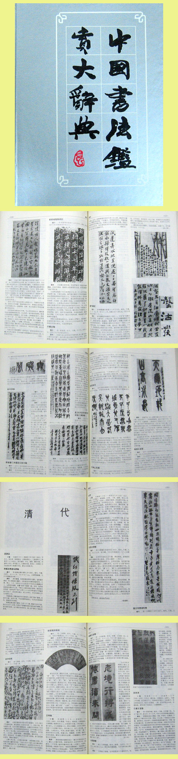 중국서법감상대사전 (전2권) 서예 