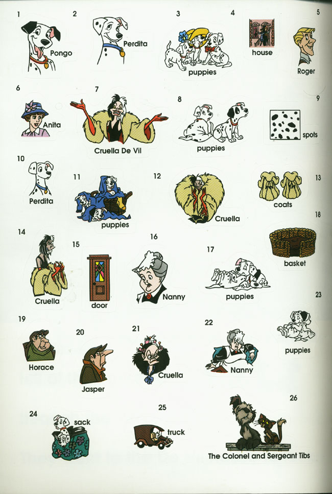 101 Dalmatians:Tell a Story Sticker Book