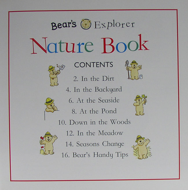 Bear's Explorer: Nature Book 