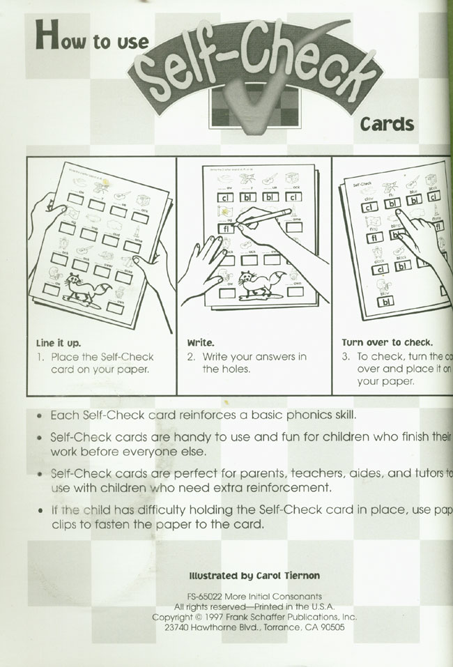 More Initial Consonants: Grades K-2