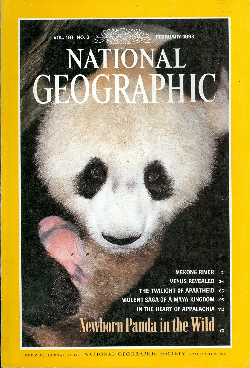 National Geographic 내셔널 지오그래픽 (1993년 2월호) 영문판