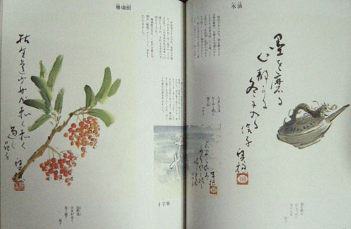 배화의 사계 俳畵의四季 일본서적 - 미술기법 -