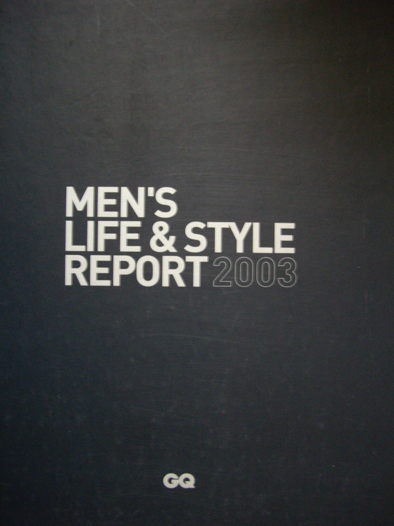 MEN'S LIFE & STYLE REPORT 2003 : GQ KOREA 별책부록(양장본)