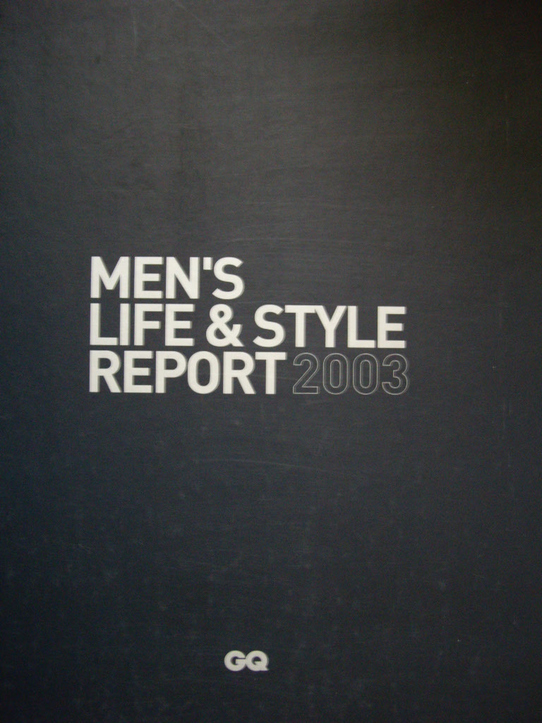 MEN&#39;S LIFE &amp; STYLE REPORT 2003 : GQ KOREA 별책부록(양장본)