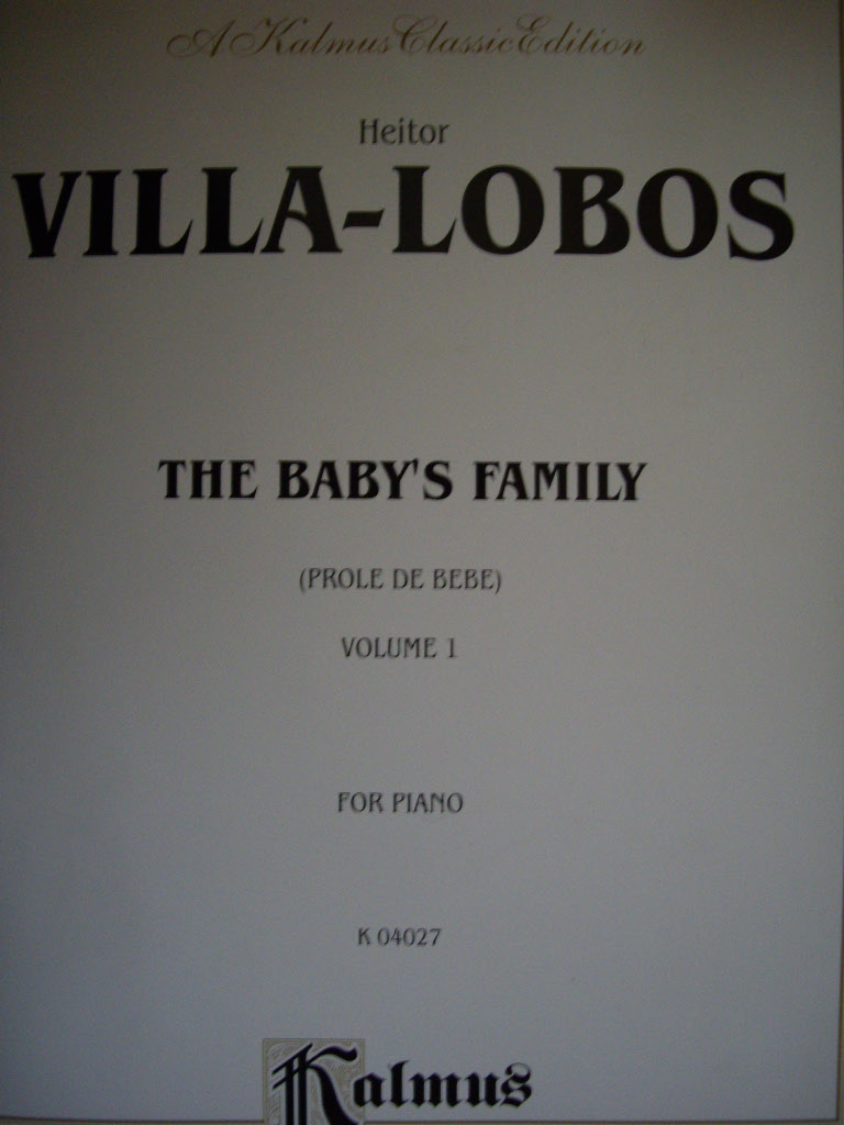 Villa-Lobos Baby's Family Volume1 for Piano