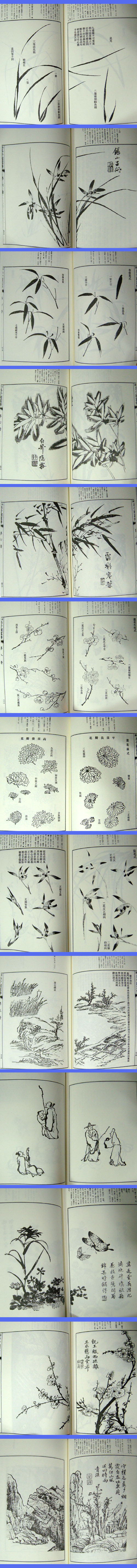 새책. 전역 개자원화전(전6권) 全譯 芥子園畵傳 - 개자원. 사군자. 한국화. 문인화 -