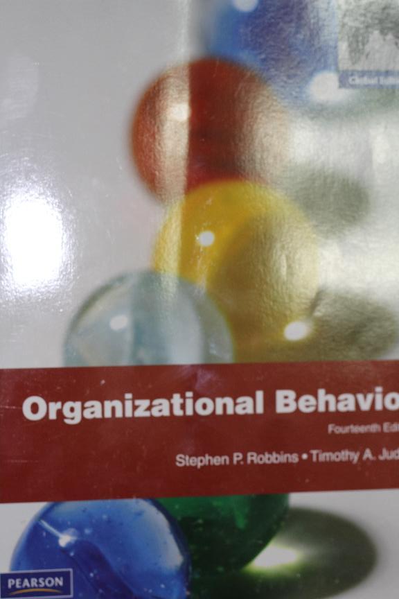 organizational behavior 조직행동론 