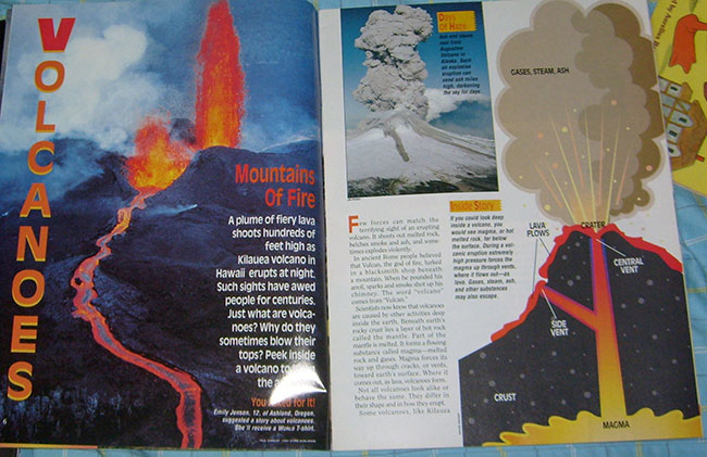 National Geographic world volcanoes...