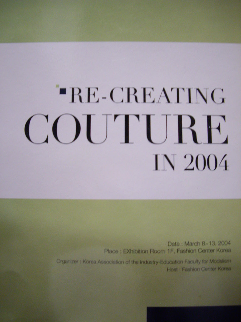 RE-CREATING COUTURE IN 2004