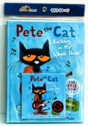 My Little Library Pre-Step 67 (Hybrid CD) : Pete the Cat Rocking in My School Shoes (Hardcover Set