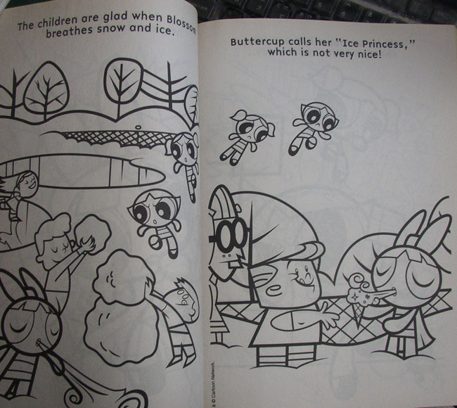 Blossum, Bubbles & Buttercup (Big Best Book to Color)