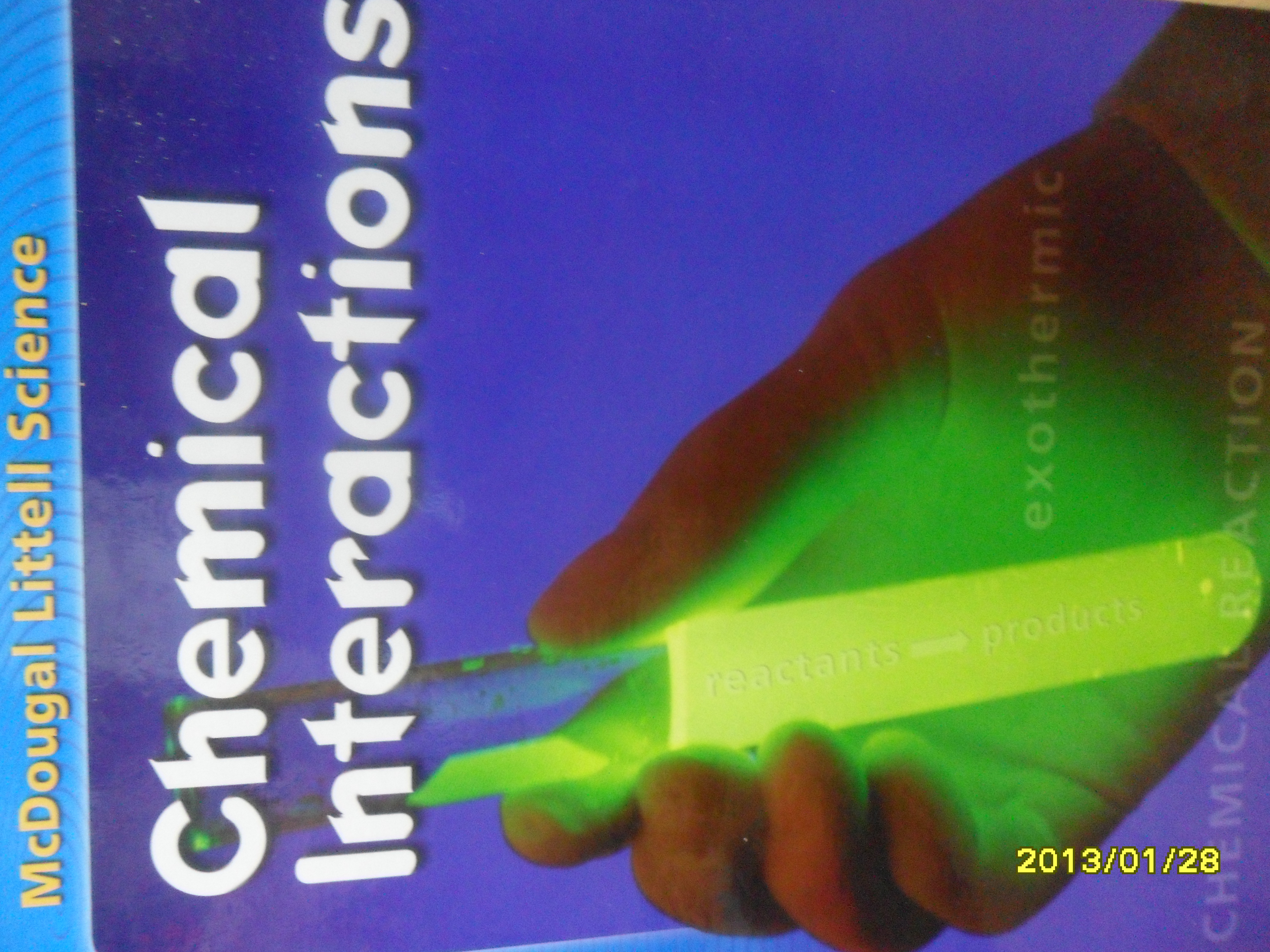 McDougal Littell Science: Student Edition Chemical Interactions 2007