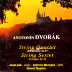 [미개봉] Josef Suk, Antonio Meneses, Stamic Quartet / Dvorak : String Quartet, String Sextet (미개봉/US1012)