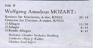 [LP] MOZART(THE 200TH ANNIVERSARY OF MOZART'S DEATH)