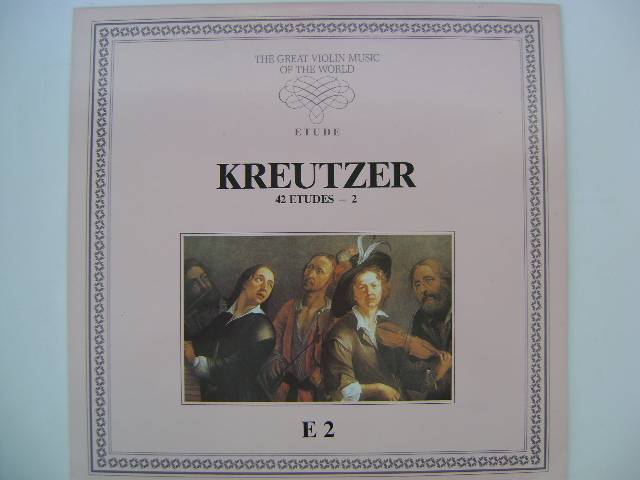 LP(엘피 레코드) 크로이처 R. Kreutzer : 바이올린 42연습곡 제9번~21번 - 칼 슈스케