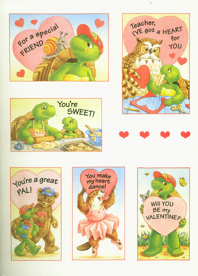 Franklin's Valentine Cards: 50 Perforated Valentines