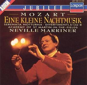 [미개봉] Neville Marriner / Mozart : Eine Kleine Nachtmusik Etc. (수입/미개봉/4177412)