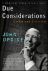 Due Considerations: Essays and Criticism (Hardcover)