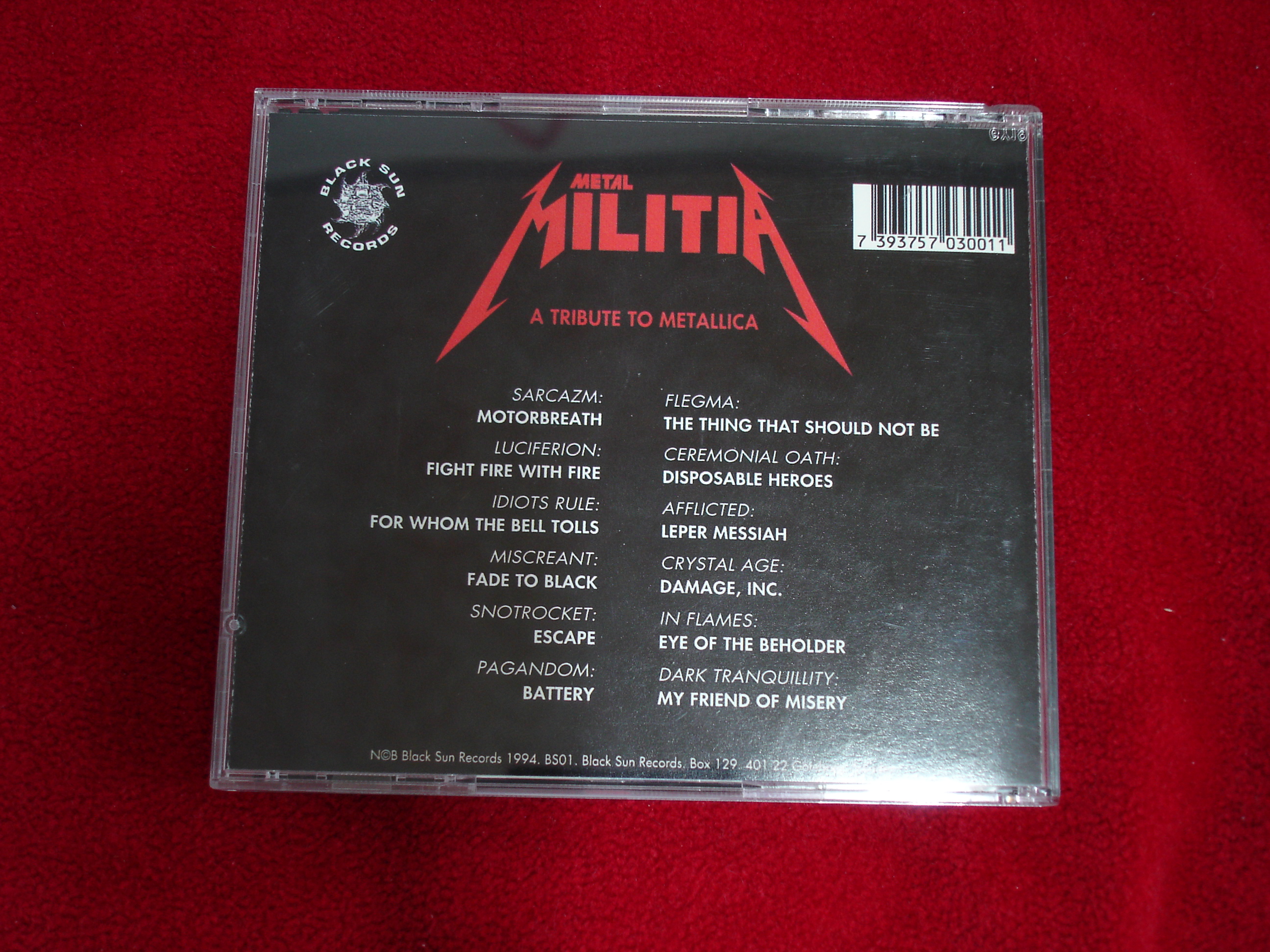 V.A. - Metal Militia ; Tribute To Metallica (수입/미개봉)