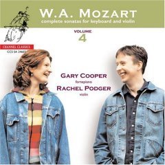 [SACD] Rachel Podger, Gary Cooper / 모차르트 : 바이올린 소나타 4집 (Mozart : Complete Sonatas for Keyboard and Violin, Vol. 4 - K.302, K.9, K.304, K.29, K.526) (SACD Hybrid/수입/CCSSA24607)