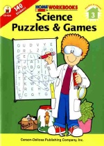 Science Puzzles and Games - Carson Dellosa Home Workbooks