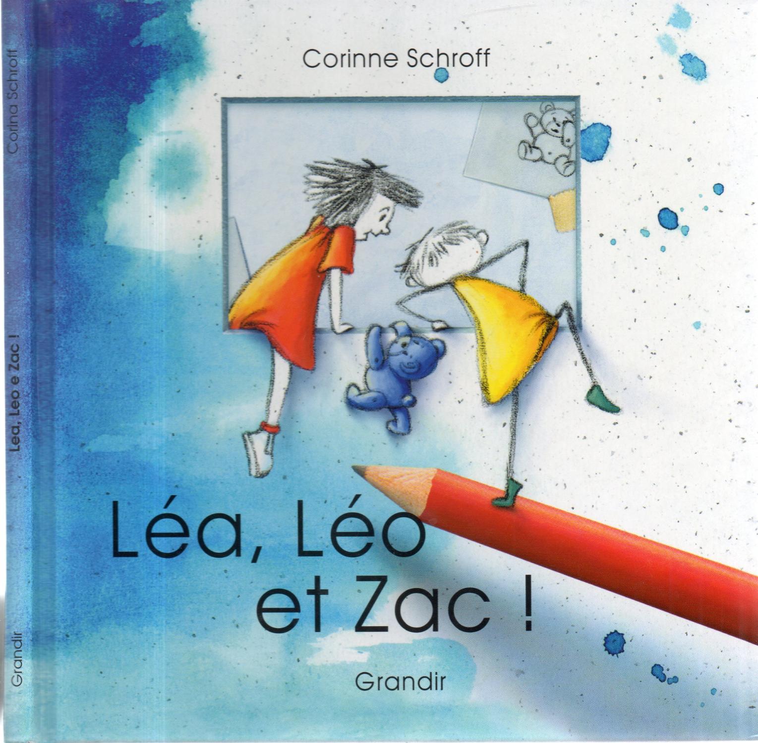 Lea, Leo et Zac! [hardcover] 프랑스어 그림책