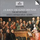 hard Goebel, Musica Antiqua Koln / 바흐 : 푸가의 기법 (Bach : The Art Of Fugue BWV1080) (수입/4472932)