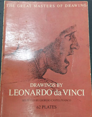 DRAWINGS BY LEONARDO da VINCI 62 PLATES