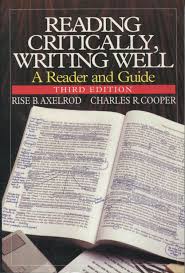 reading critically writing well