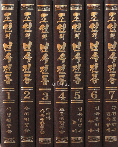 새책. 조선의 민속전통 (전7권)