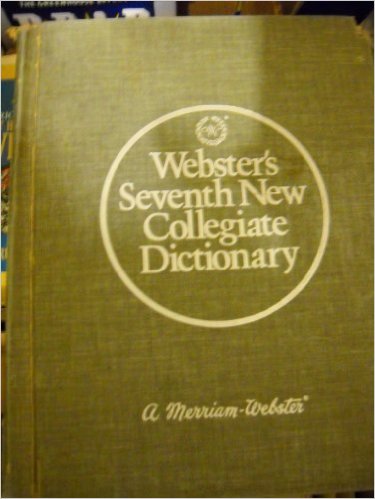 Webster's Seventh New Collegiate Dictionary Hardcover