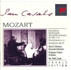 Pablo Casals / Mozart : Symphony N0.29. Divertimento, Eine Kleine Nachtmusik (수입/SMK66569)