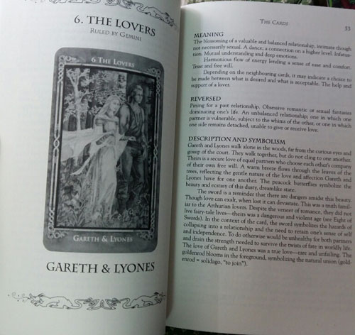 A Keeper of Words Legend the Arthurian Tarot