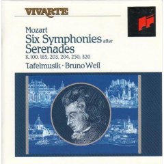mozart-six symphonies after serenades