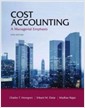 Cost Accounting (Hardcover, Pass Code, 14th)