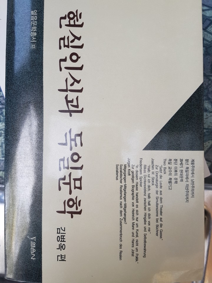 현실인식과 독일문학