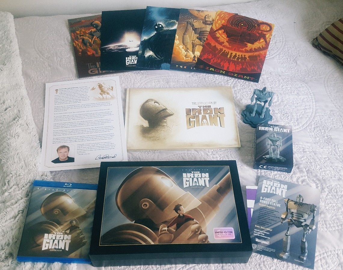 아이언자이언트 The Iron Giant: Signature Edition (Blu-ray Disc, 2016, Ultimate Collectors Edition) (미국산) 