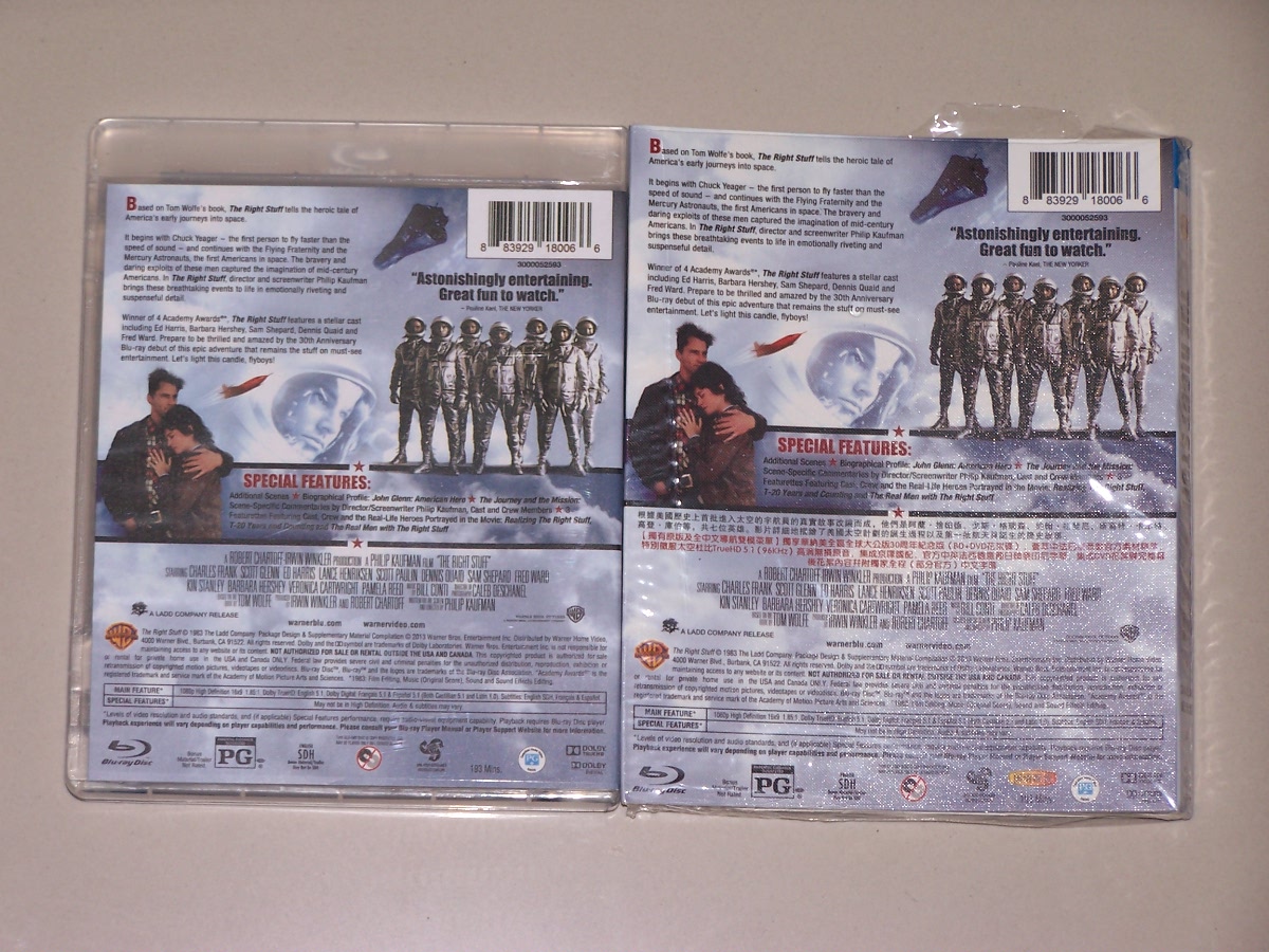 [블루레이 중고품] 필사의 도전 (The Right Stuff, 1983) 1disc