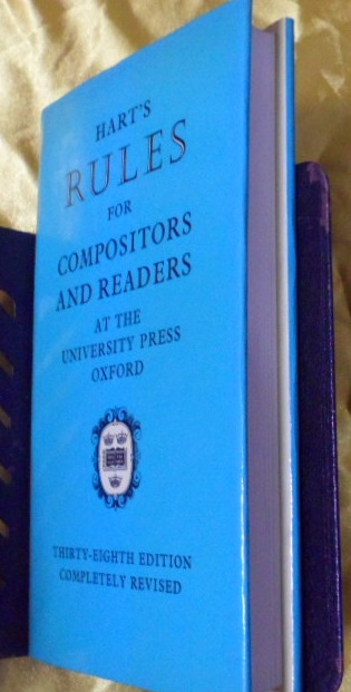 Rules for Compositors and Readers at the University Press, Oxford Hardcover 