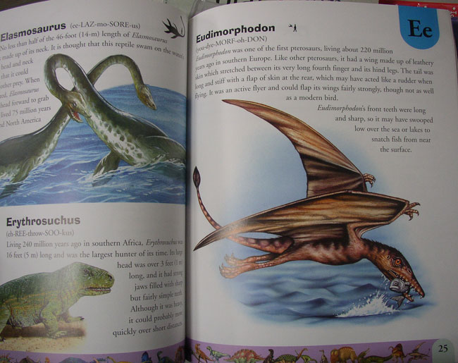 Dinosaur Dictionary: An A to Z of Dinosaurs and Prehistoric Reptiles 빅사이즈북 