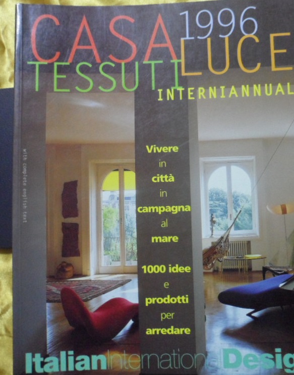 CASA LUCE TESSUTI 1996 -ITALIAN  INTERNIANUAL DESIGN  9771122342002