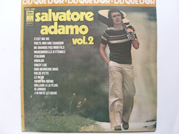 LP(엘피 레코드) 아다모 Salvatore Adamo: Disque D&#39;or Vol.2  