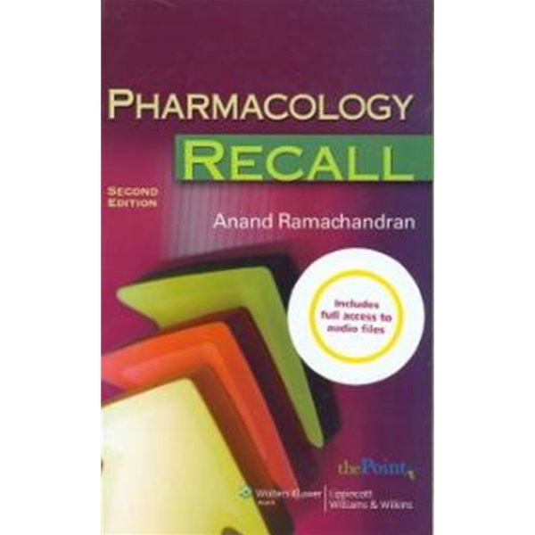 Pharmacology Recall, Book and Audio