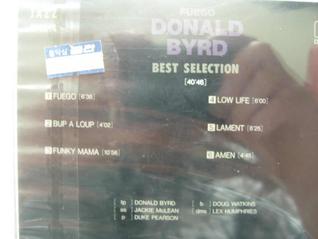 수입 CD / 도널드 버드 Donald Byrd: Best Selection(미개봉)