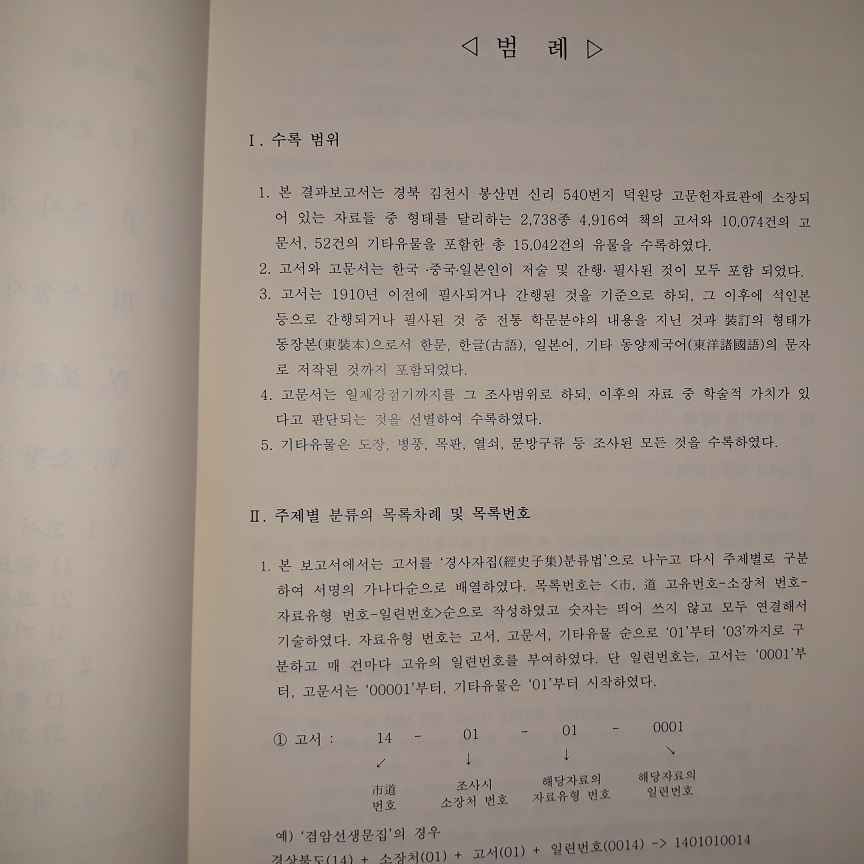 2010년 개인소장동산문화재 실태조사 학술용역 보고서 (2) - 고문서 1 (중요고문서,일괄문서,간찰첩,시첩,간찰) (코-5)