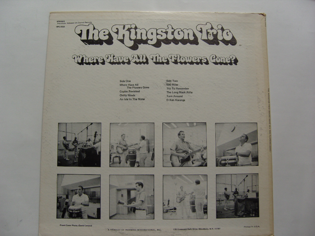 LP(수입) 킹스턴 트리오 The Kingston Trio: Where Have All The Flowers Gone? 