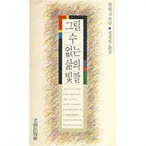 그릴 수 없는 삶의 빛깔 (초판)