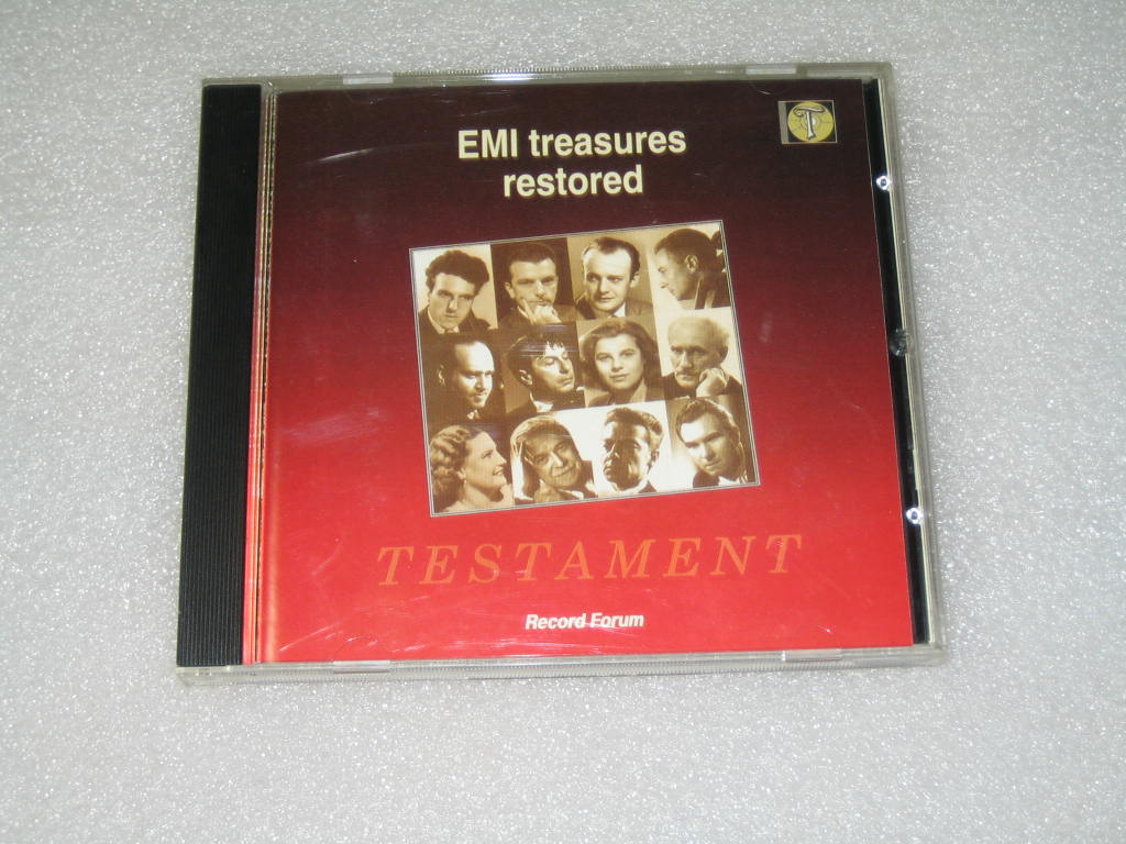 emi treasures restored - testament sampler 레코드포럼 CD음반